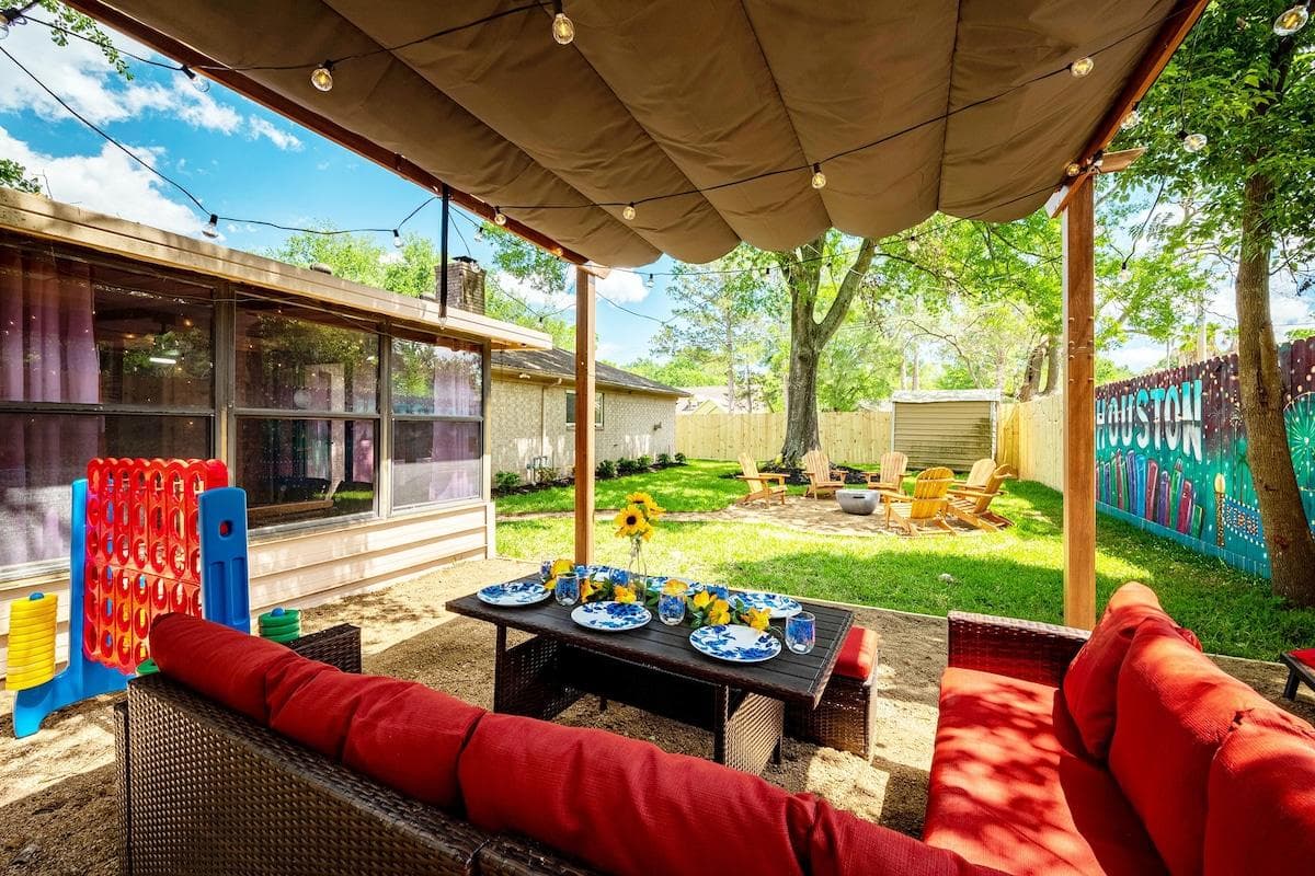 Discover the art of outdoor relaxation in our inviting lounge, where comfort and tranquility reign supreme.