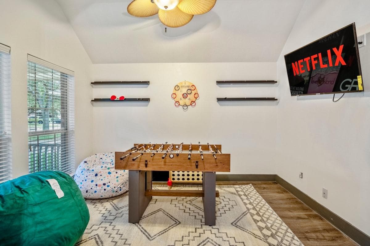 Level up your leisure in our game room retreat